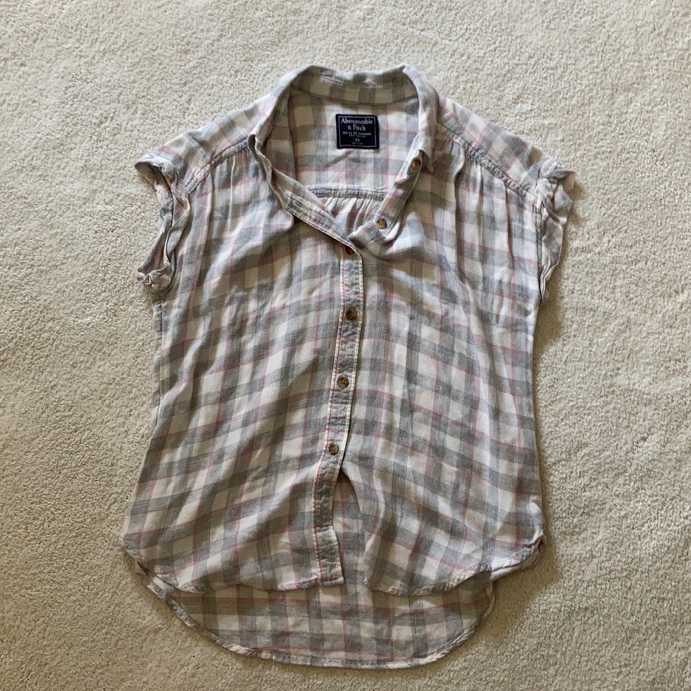 a&f flannel tank